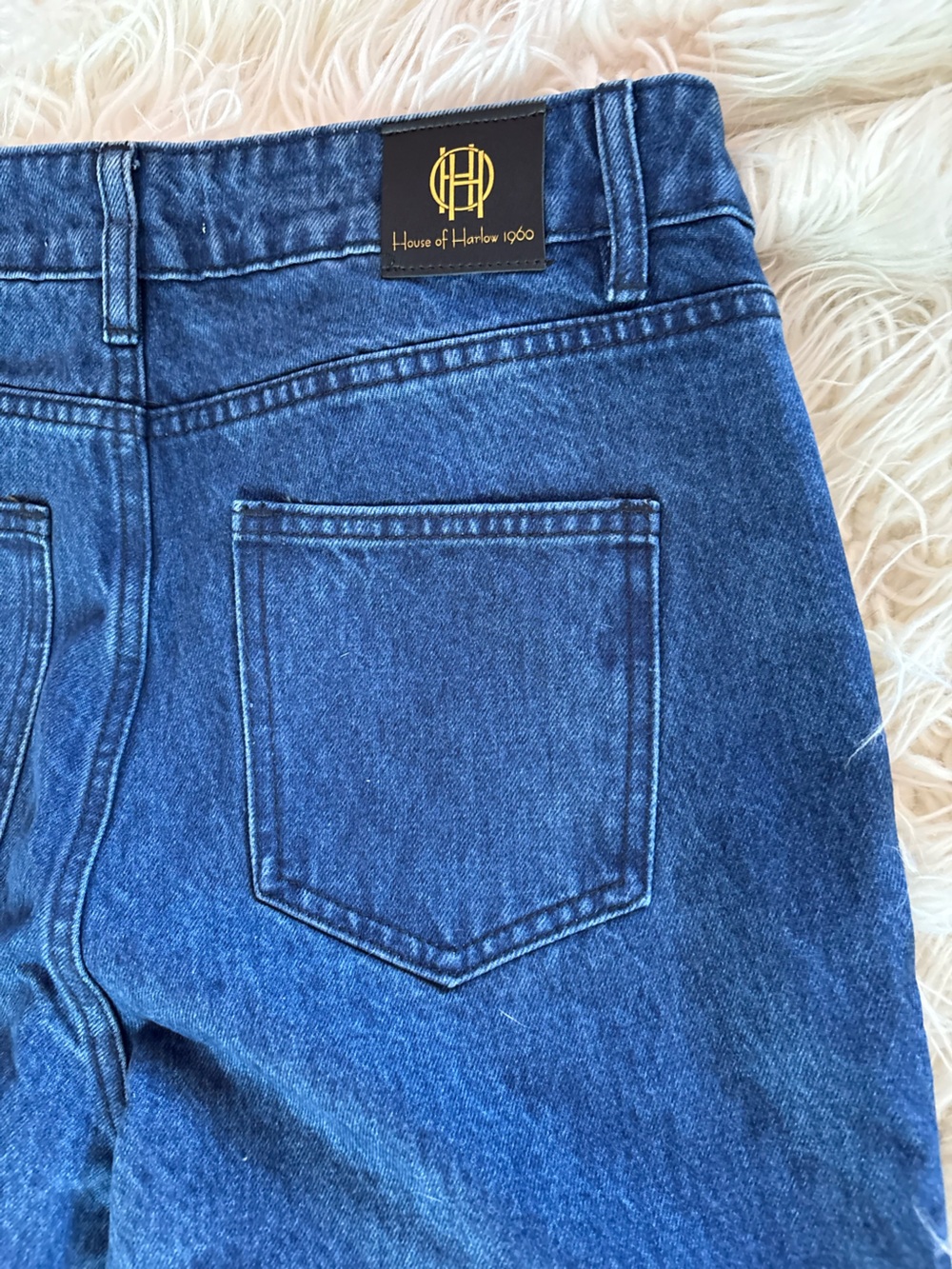 House of Harlow 1960 Reva Straight Leg Jeans Medium Wash NWT 30/10 - Picture 6 of 6